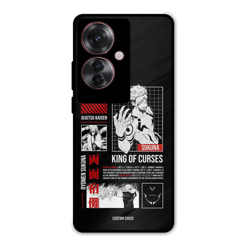King Of Curses Oppo F25 Pro Mobile Back Cover - Anime PrintShield Case