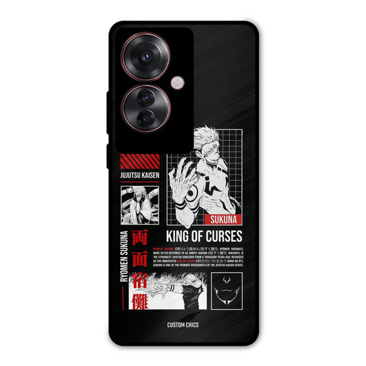 King Of Curses Oppo F25 Pro Mobile Back Cover - Anime PrintShield Case