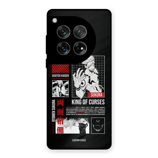 King Of Curses OnePlus 12 Mobile Back Cover - Anime PrintShield Case
