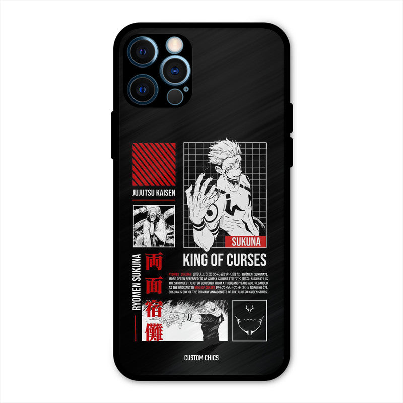 King Of Curses iPhone 12 Pro Mobile Back Cover - Anime PrintShield Case