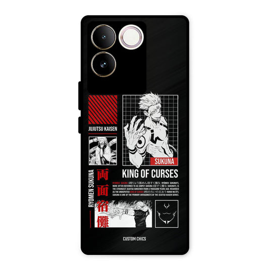 King Of Curses Vivo T2 Pro Mobile Back Cover - Anime PrintShield Case