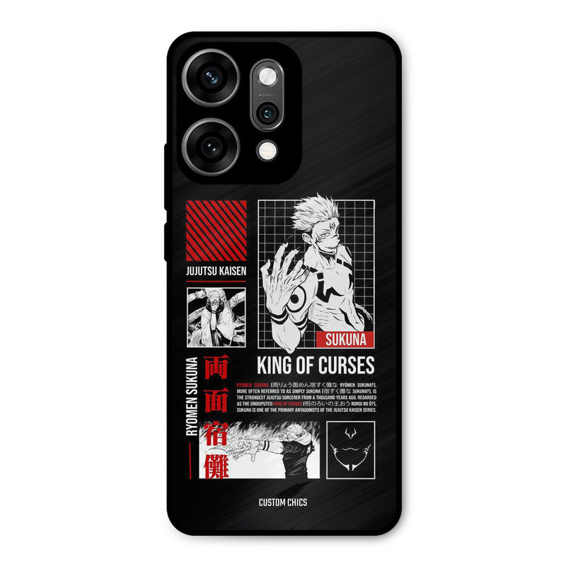 King Of Curses Oppo Reno 14 Pro Mobile Back Cover - Anime PrintShield Case