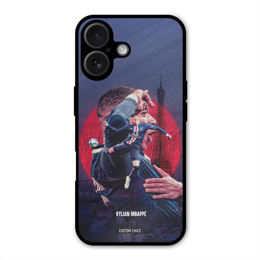Kylian Mbappe  iPhone 16 Mobile Back Cover - Sports PrintShield Case