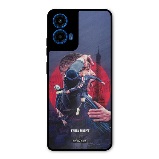 Kylian Mbappe Moto G45 Mobile Back Cover - Sports PrintShield Case