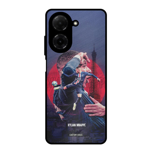 Kylian Mbappe Poco C71 Mobile Back Cover - Sports PrintShield Case