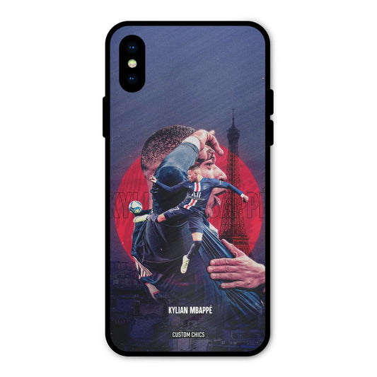 Kylian Mbappe iPhone X Mobile Back Cover - Sports PrintShield Case