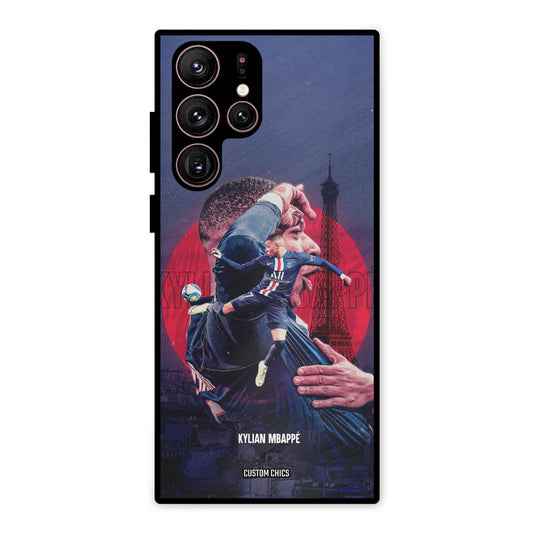 Kylian Mbappe Samsung Galaxy S22 Ultra Mobile Back Cover - Sports PrintShield Case