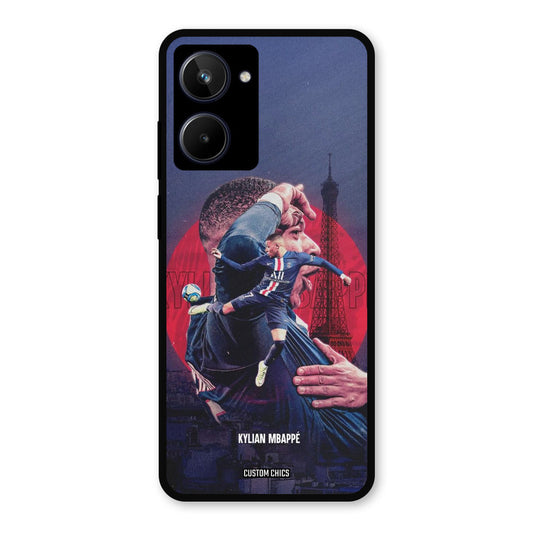 Kylian Mbappe Realme 10 Mobile Back Cover - Sports PrintShield Case