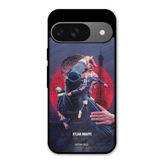 Kylian Mbappe Google Pixel 9 Mobile Back Cover - Sports PrintShield Case