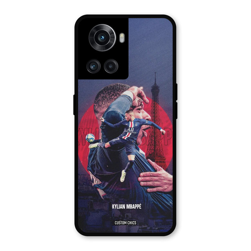 Kylian Mbappe OnePlus 10R Mobile Back Cover - Sports PrintShield Case
