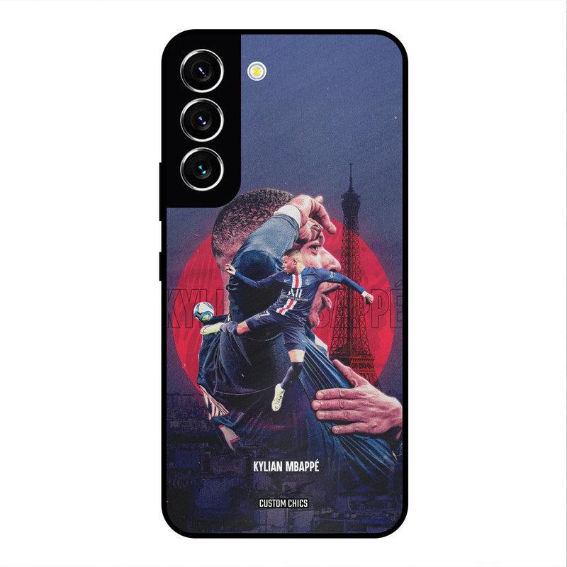 Kylian Mbappe Samsung Galaxy S22 Mobile Back Cover - Sports PrintShield Case