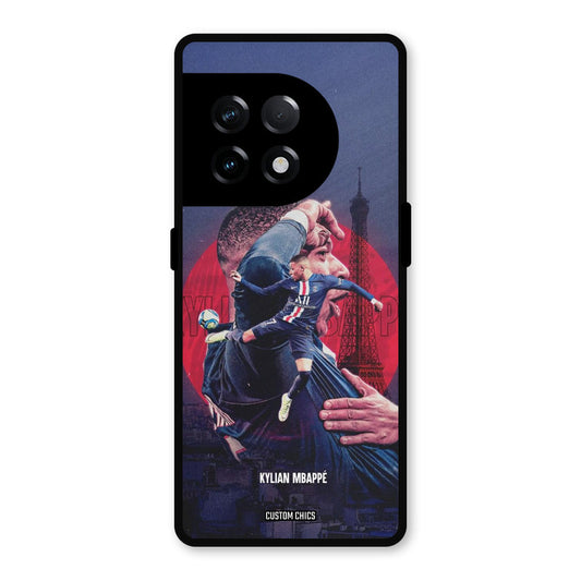 Kylian Mbappe OnePlus 11R Mobile Back Cover - Sports PrintShield Case