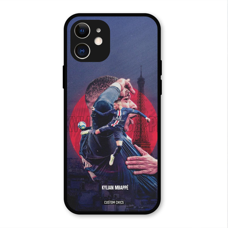 Kylian Mbappe  iPhone 12 Mobile Back Cover - Sports PrintShield Case