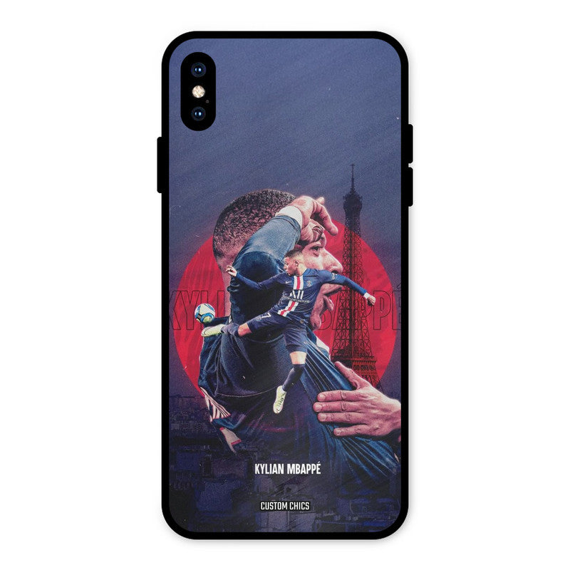Kylian Mbappe iPhone XS Max Mobile Back Cover - Sports PrintShield Case