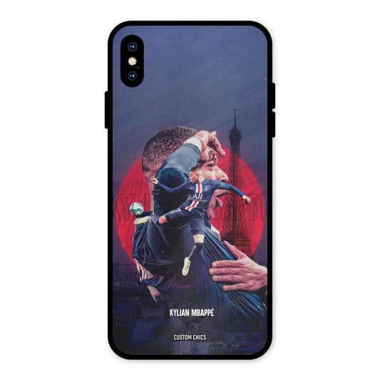 Kylian Mbappe iPhone XS Max Mobile Back Cover - Sports PrintShield Case