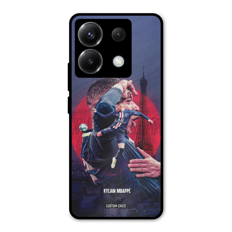 Kylian Mbappe Poco X6 Mobile Back Cover - Sports PrintShield Case