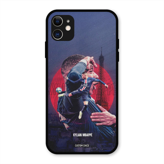Kylian Mbappe  iPhone 11 Mobile Back Cover - Sports PrintShield Case