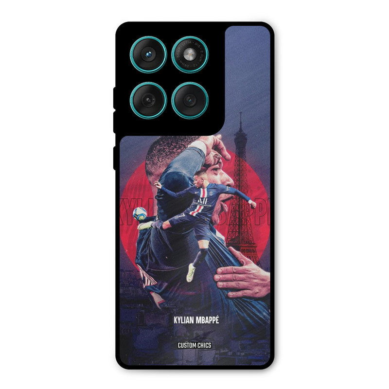 Kylian Mbappe Motorola Edge 60 Mobile Back Cover - Sports PrintShield Case