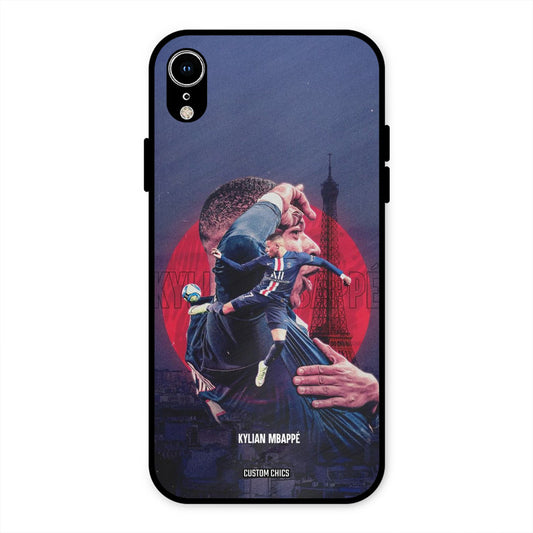 Kylian Mbappe iPhone XR Mobile Back Cover - Sports PrintShield Case