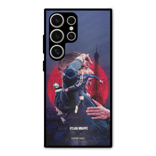 Kylian Mbappe Samsung Galaxy S24 Ultra Mobile Back Cover - Sports PrintShield Case