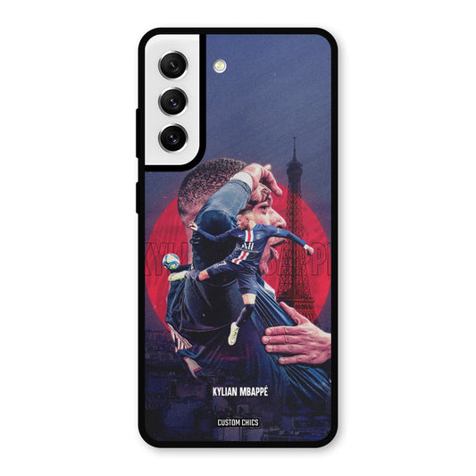 Kylian Mbappe Samsung Galaxy S21 FE 5G Mobile Back Cover - Sports PrintShield Case