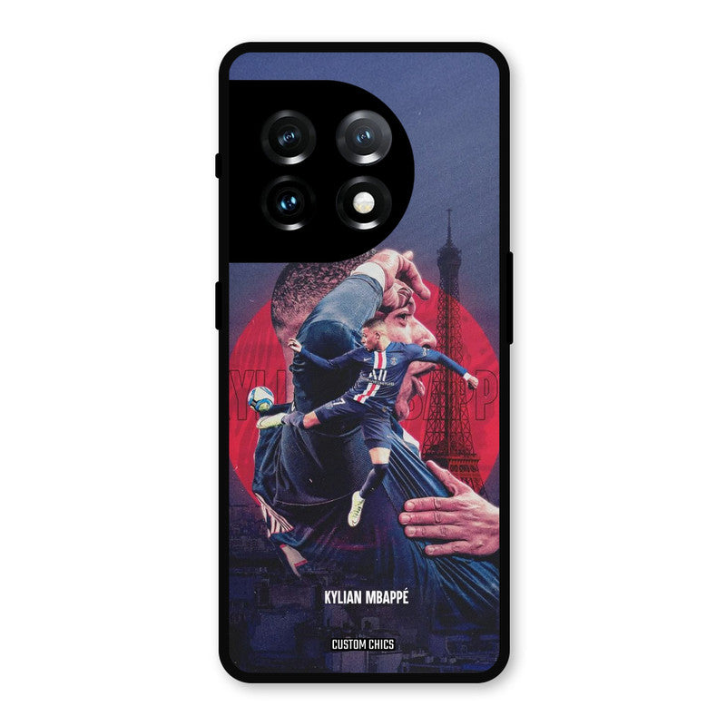Kylian Mbappe OnePlus 11 Mobile Back Cover - Sports PrintShield Case