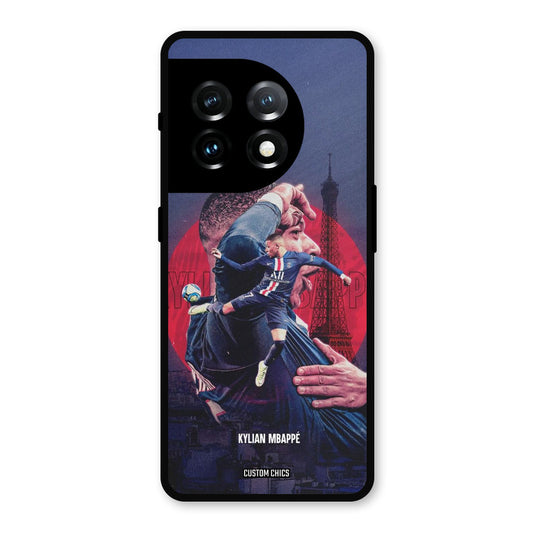 Kylian Mbappe OnePlus 11 Mobile Back Cover - Sports PrintShield Case