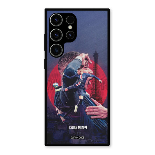 Kylian Mbappe Samsung Galaxy S23 Ultra Mobile Back Cover - Sports PrintShield Case