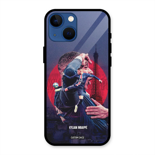 Kylian Mbappe iPhone 13 Mini Mobile Back Cover - Sports PrintShield Case