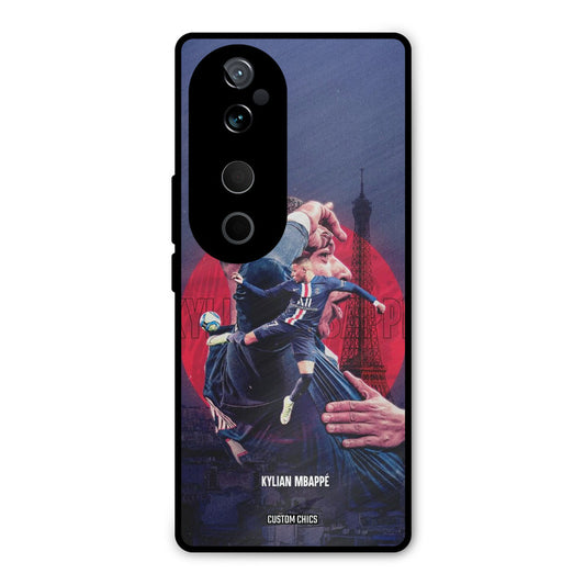 Kylian Mbappe Vivo V40 Mobile Back Cover - Sports PrintShield Case