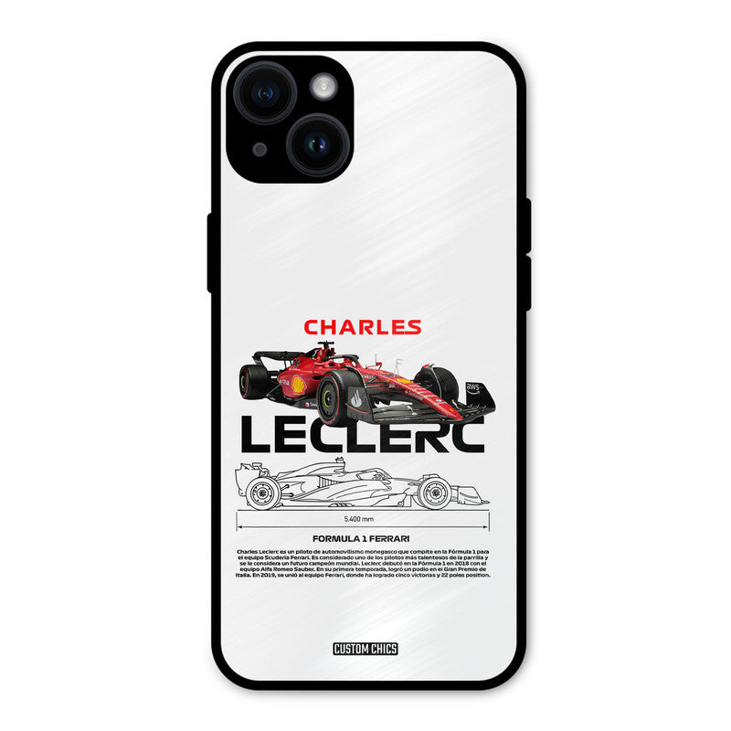 LECLERC Red iPhone 14 Plus Mobile Back Cover - Car&Bike PrintShield Case