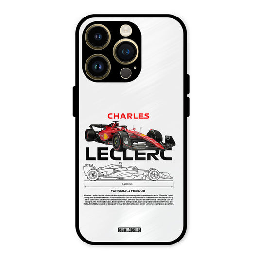 LECLERC Red iPhone 14 Pro Mobile Back Cover - Car&Bike PrintShield Case