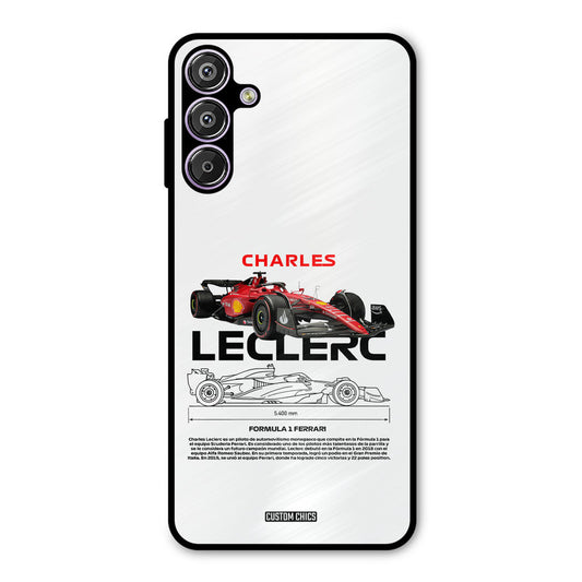 LECLERC Red Samsung Galaxy F15 Mobile Back Cover - Car&Bike PrintShield Case