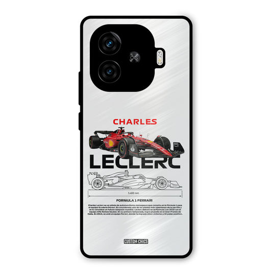 LECLERC Red iQoo Z9 Turbo Mobile Back Cover - Car&Bike PrintShield Case