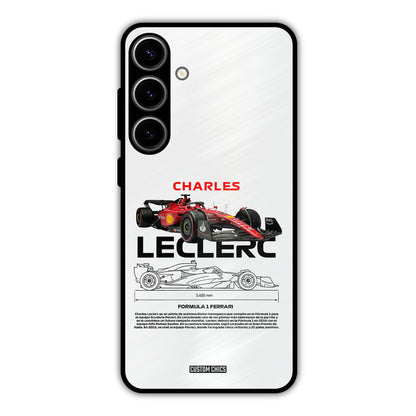 LECLERC Red Samsung Galaxy S24 Plus Mobile Back Cover - Car&Bike PrintShield Case