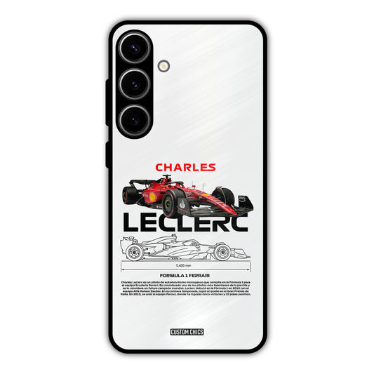 LECLERC Red Samsung Galaxy S24 Plus Mobile Back Cover - Car&Bike PrintShield Case