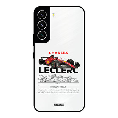 LECLERC Red Samsung Galaxy S22 Mobile Back Cover - Car&Bike PrintShield Case