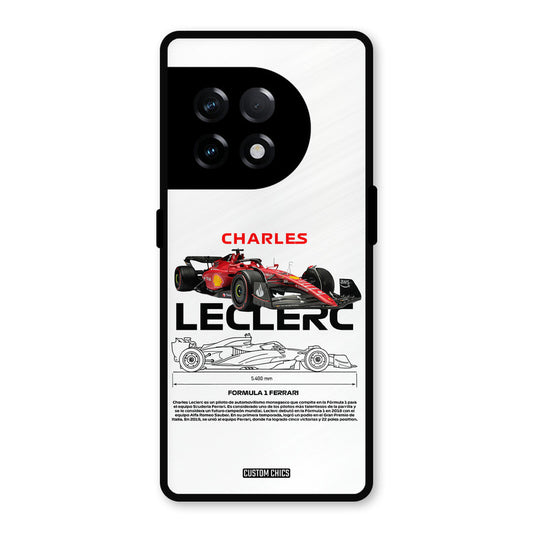LECLERC Red OnePlus 11R Mobile Back Cover - Car&Bike PrintShield Case