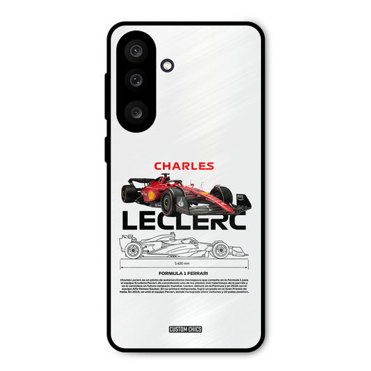 LECLERC Red Samsung Galaxy M56 Mobile Back Cover - Car&Bike PrintShield Case