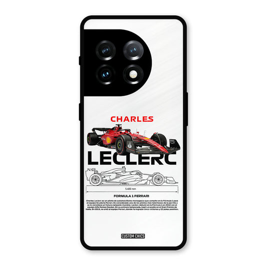 LECLERC Red OnePlus 11 Mobile Back Cover - Car&Bike PrintShield Case