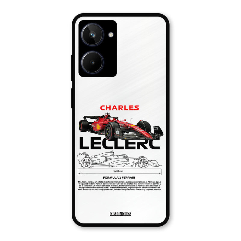 LECLERC Red Realme 10 Mobile Back Cover - Car&Bike PrintShield Case