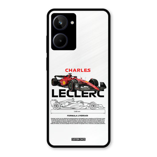 LECLERC Red Realme 10 Mobile Back Cover - Car&Bike PrintShield Case