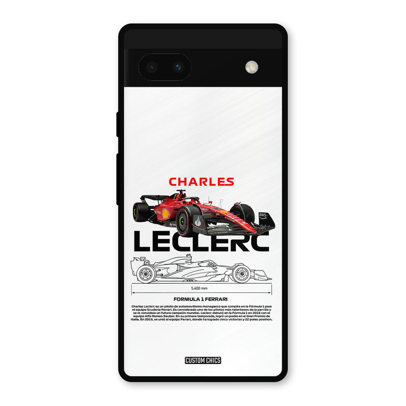 LECLERC Red Google Pixel 6a Mobile Back Cover - Car&Bike PrintShield Case