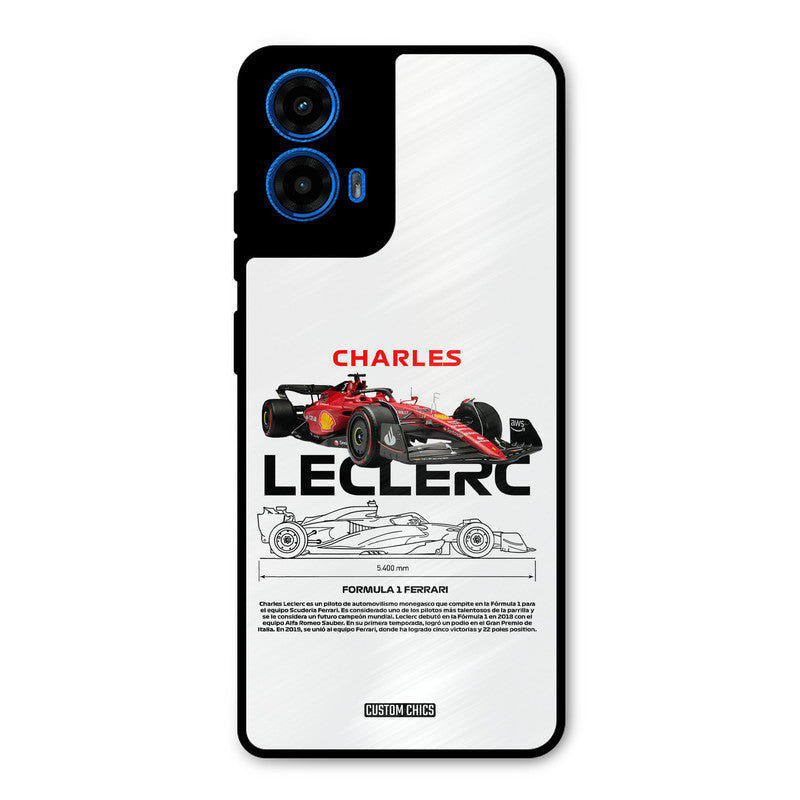 LECLERC Red Moto G45 Mobile Back Cover - Car&Bike PrintShield Case