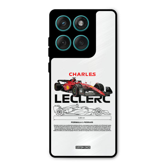 LECLERC Red Motorola Edge 60 Mobile Back Cover - Car&Bike PrintShield Case