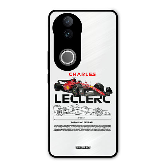 LECLERC Red Vivo V50 Mobile Back Cover - Car&Bike PrintShield Case