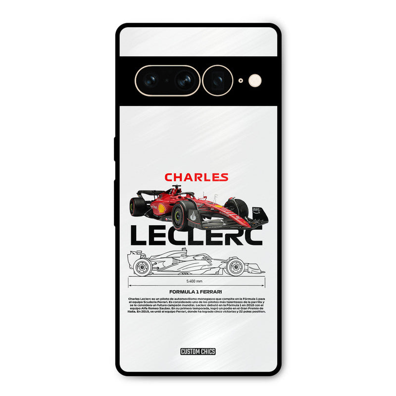 LECLERC Red Google Pixel 7 Pro Mobile Back Cover - Car&Bike PrintShield Case