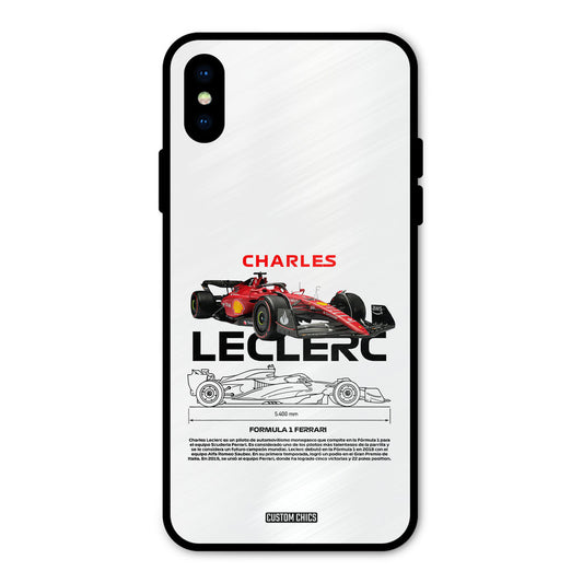 LECLERC Red iPhone X Mobile Back Cover - Car&Bike PrintShield Case