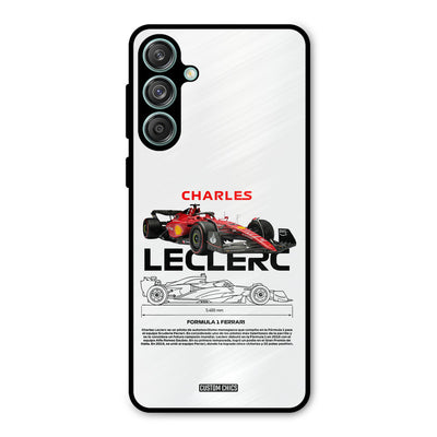 LECLERC Red Samsung Galaxy M55 5G Mobile Back Cover - Car&Bike PrintShield Case