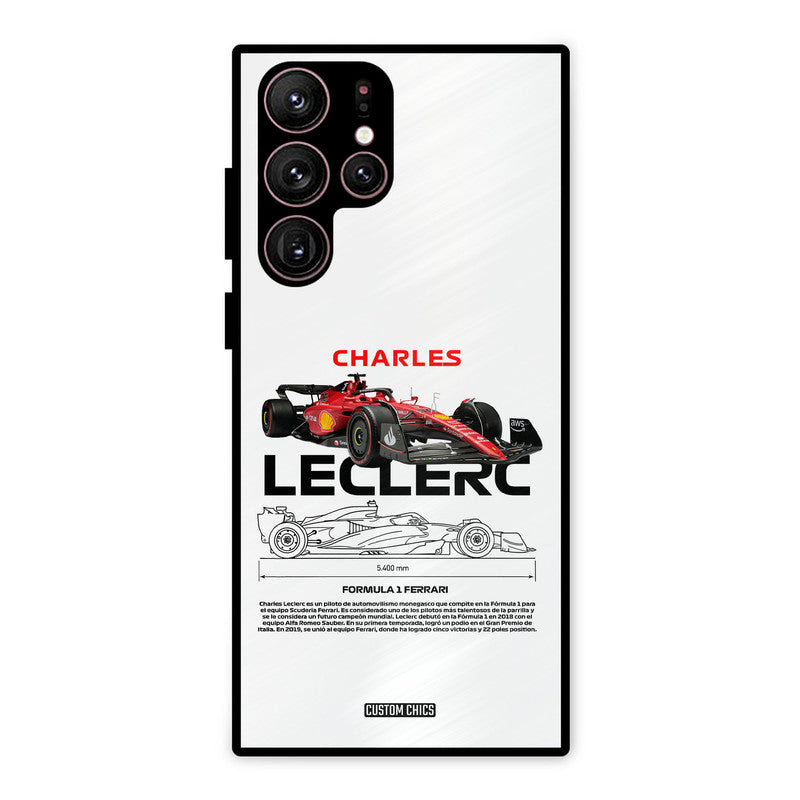 LECLERC Red Samsung Galaxy S22 Ultra Mobile Back Cover - Car&Bike PrintShield Case